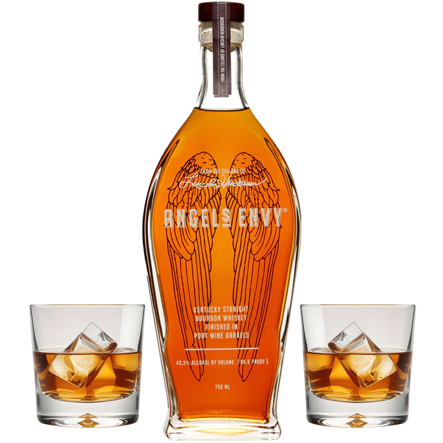 Angels Envy Gift Set with Glasses
