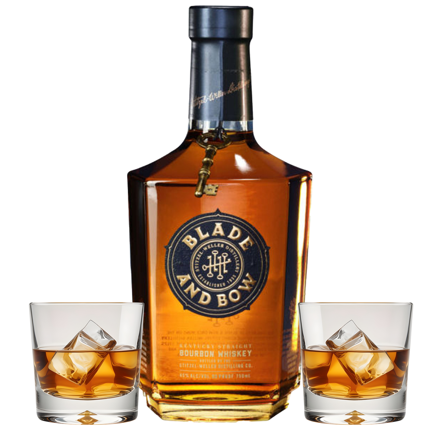 Blade and Bow Bourbon Gift Set with Glasses