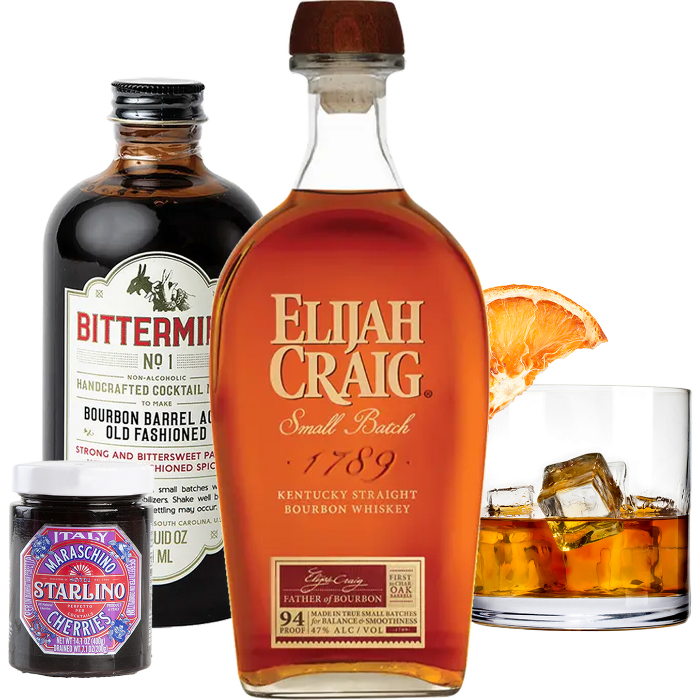 Elijah Craig Old Fashioned Gift Set
