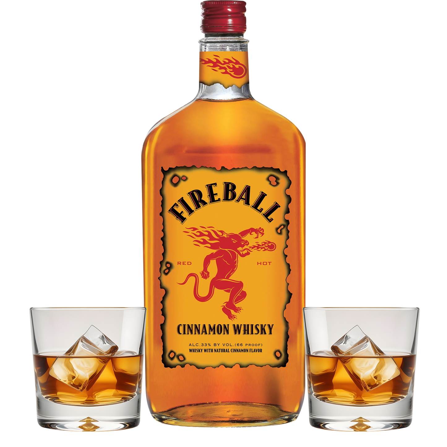 Fireball Whiskey Gift Set with Glasses