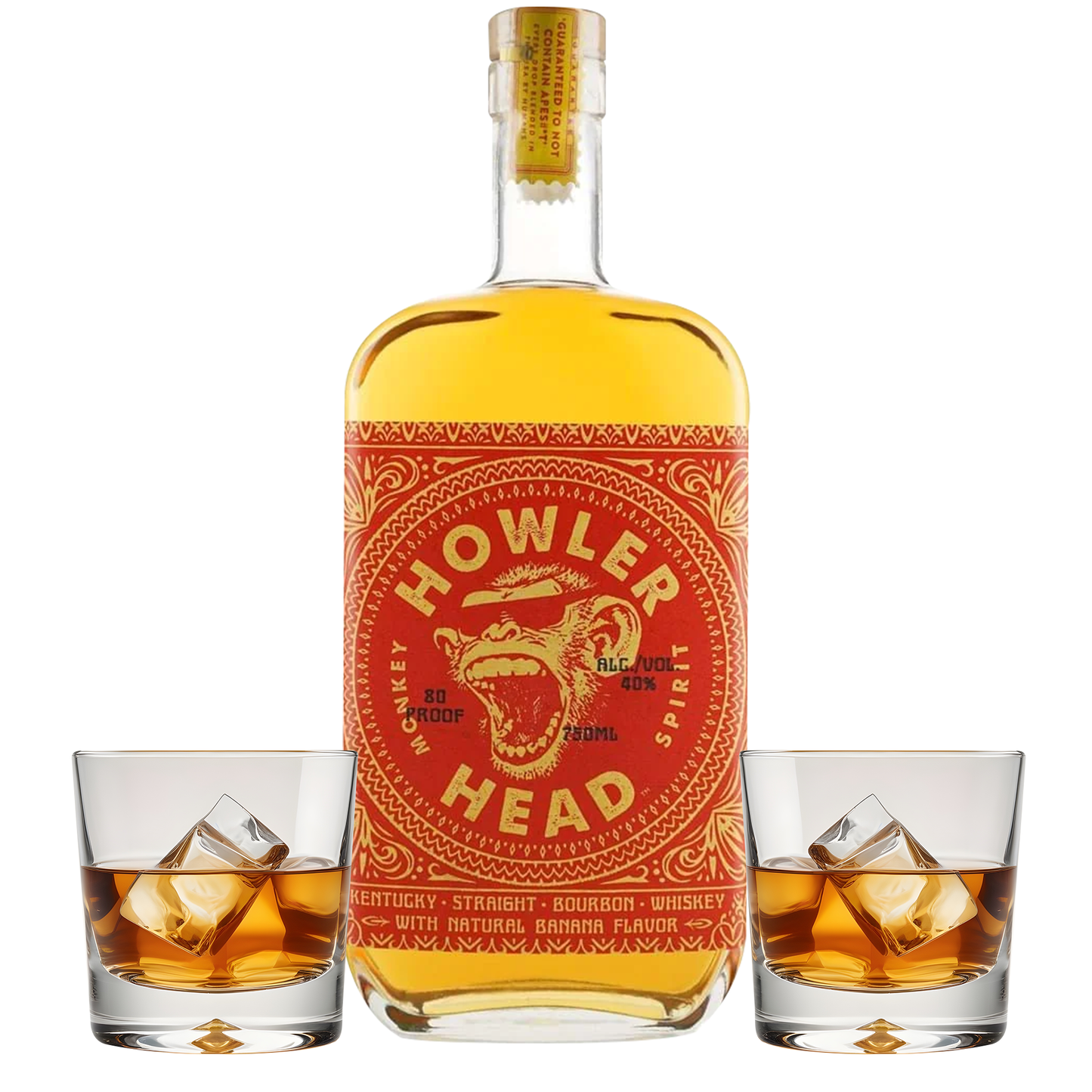 Howler Head Whiskey Gift Set with Glasses