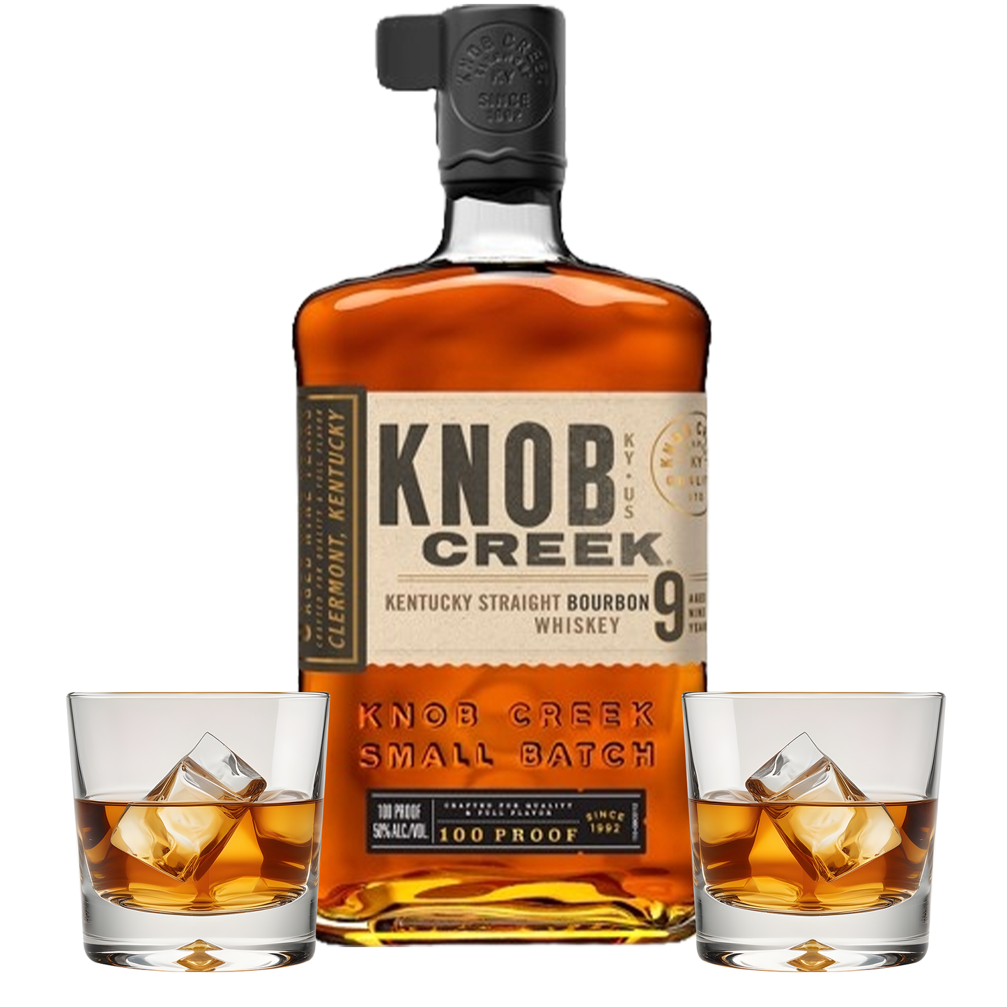 Knob Creek Bourbon Gift Set with Glasses
