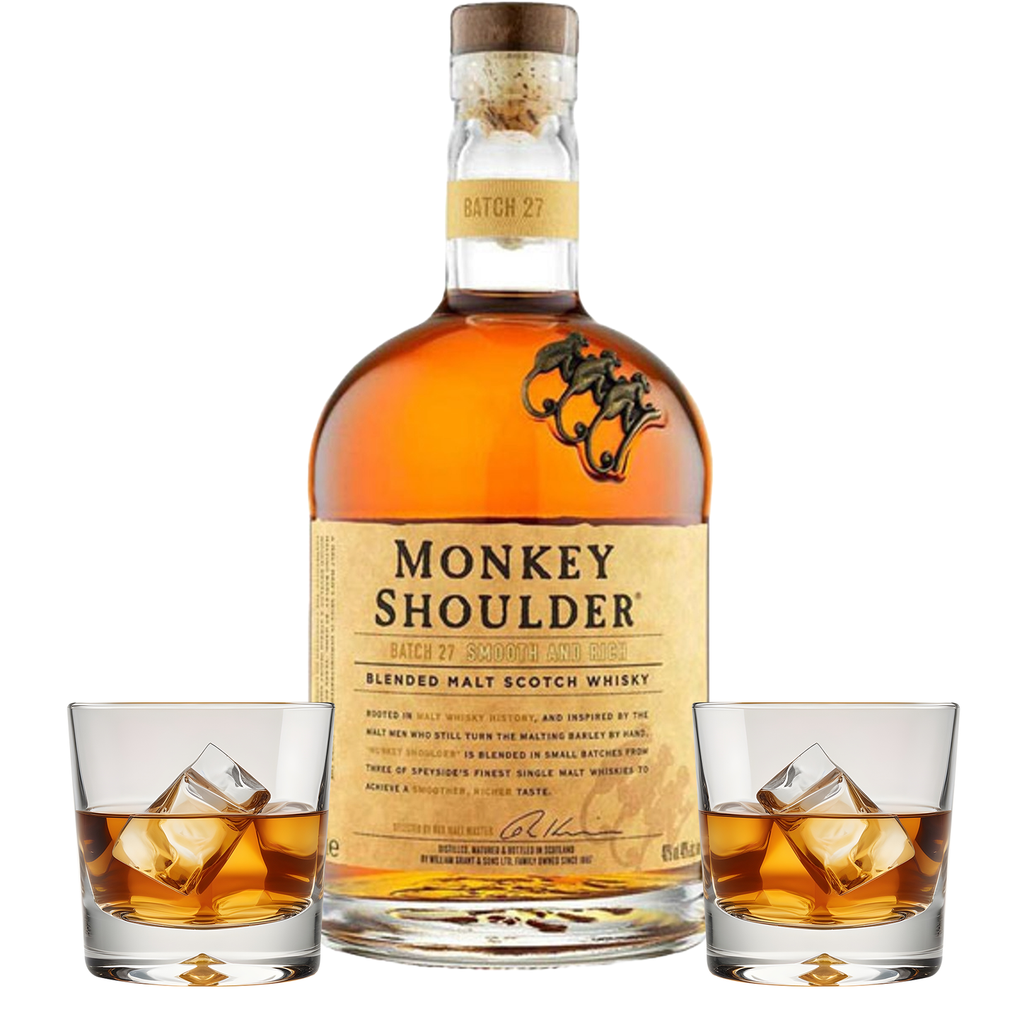 Monkey Shoulder Scotch Gift Set with Glasses