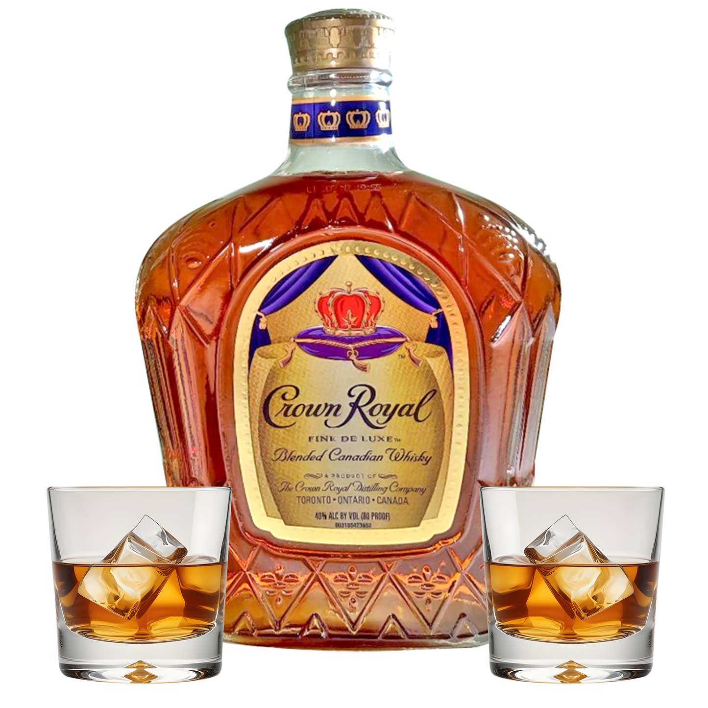 Crown Royal Gift Set with Glasses