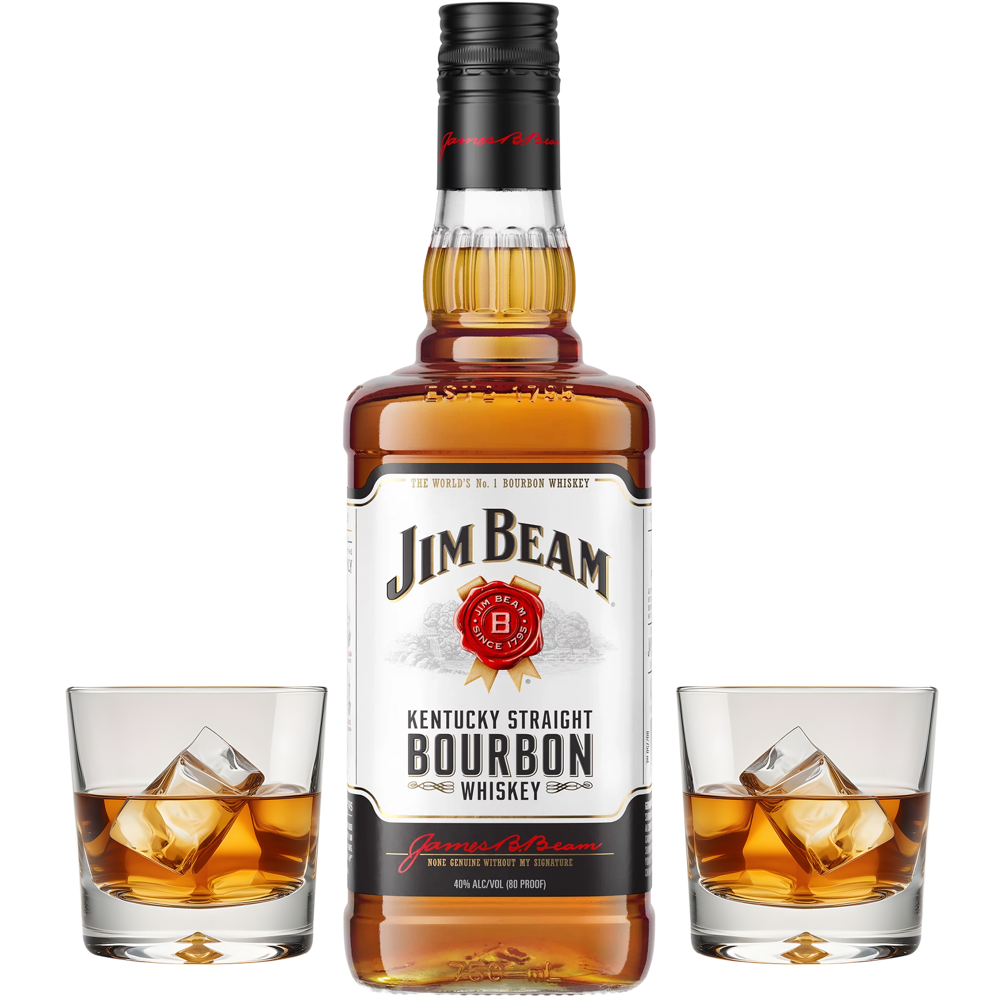 Jim Beam Gift Set with Glasses