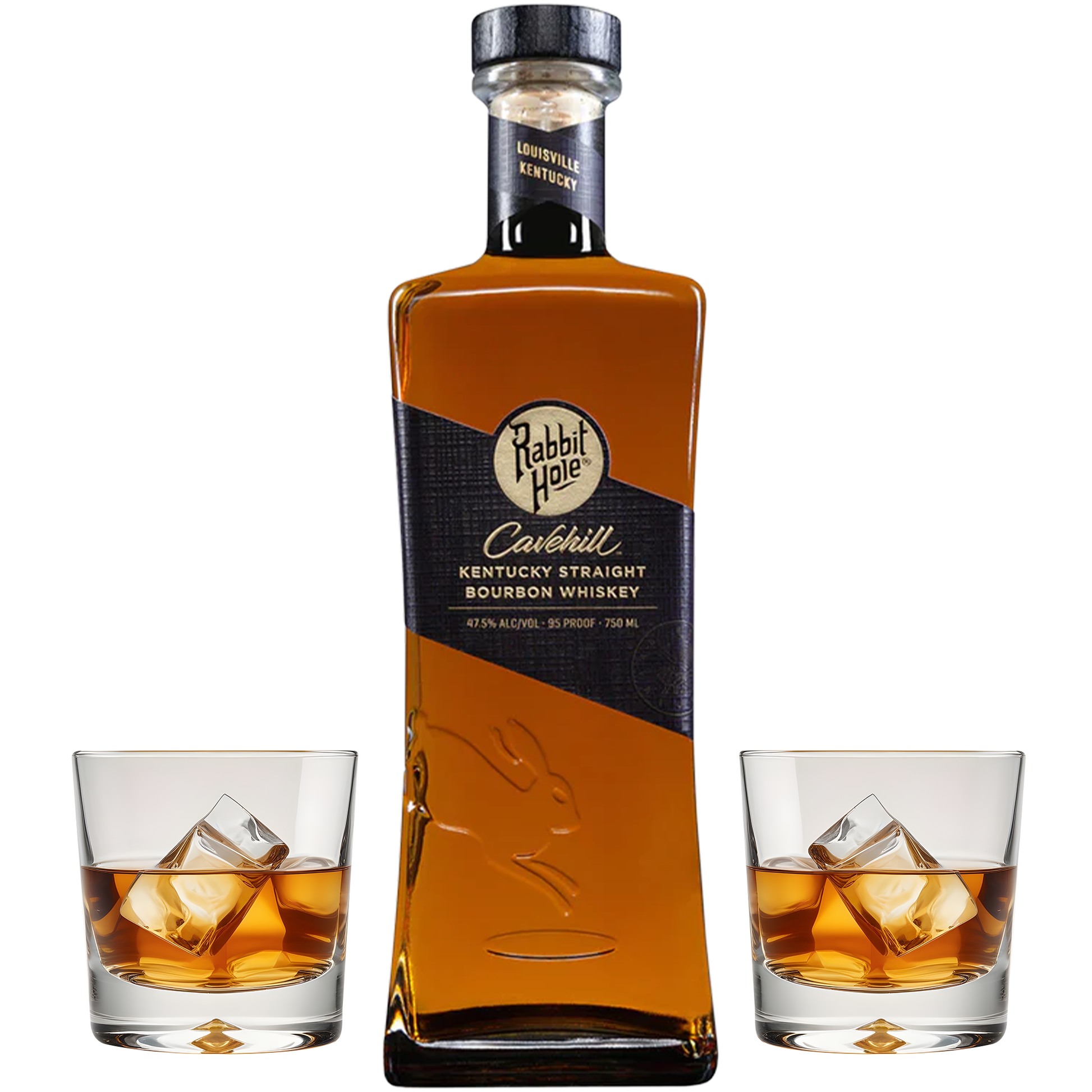 Rabbit Hole Bourbon Gift Set with Glasses